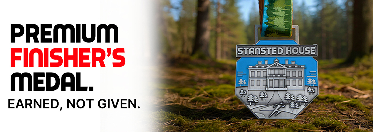 Stansted House Trail Run Finisher's Medal - Premium quality
