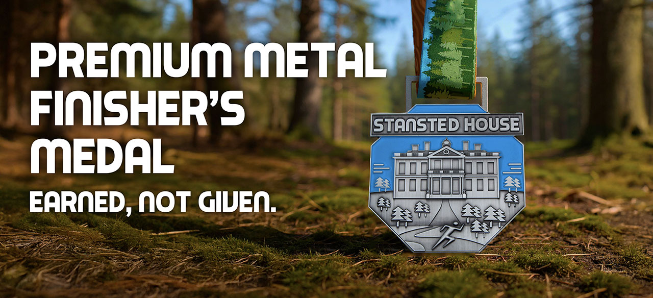 Stansted House Trail Run Finisher's Medal - Premium quality