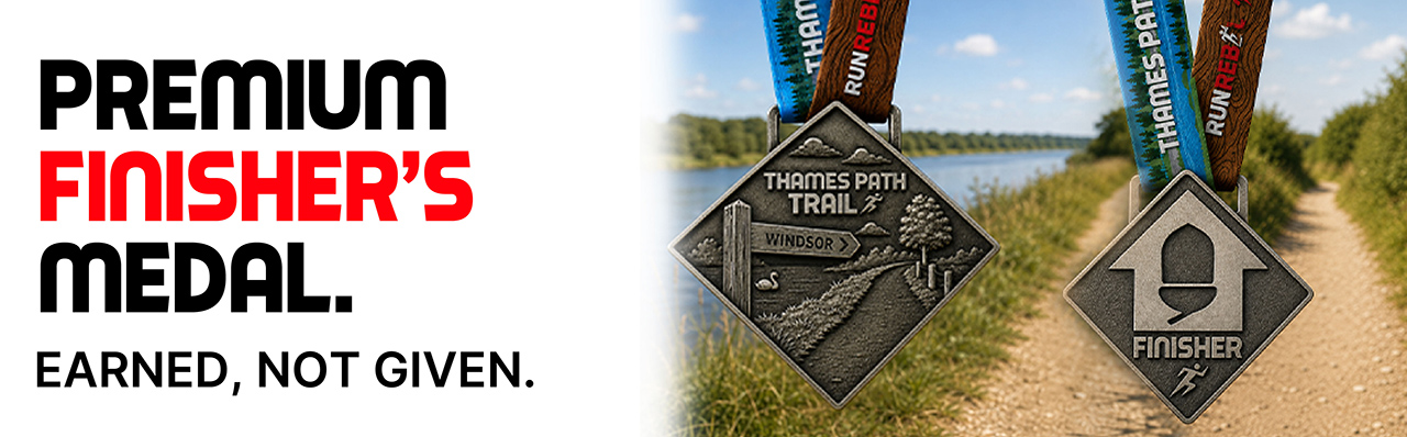 Thames Path Hiking Trail Finisher's Medal - Premium quality