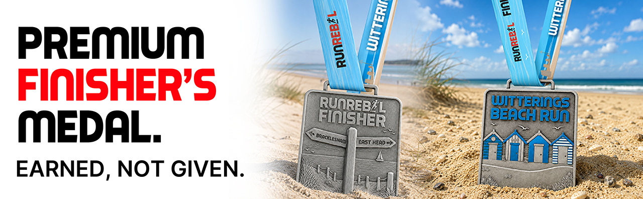 Witterings Beach Run Finisher's Medal - Premium quality