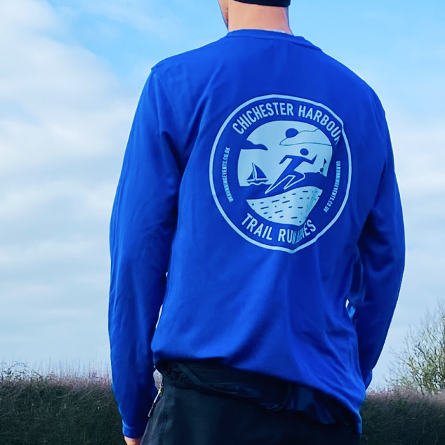 Chichester Harbour Trail Run Long Sleeve Technical T-shirt