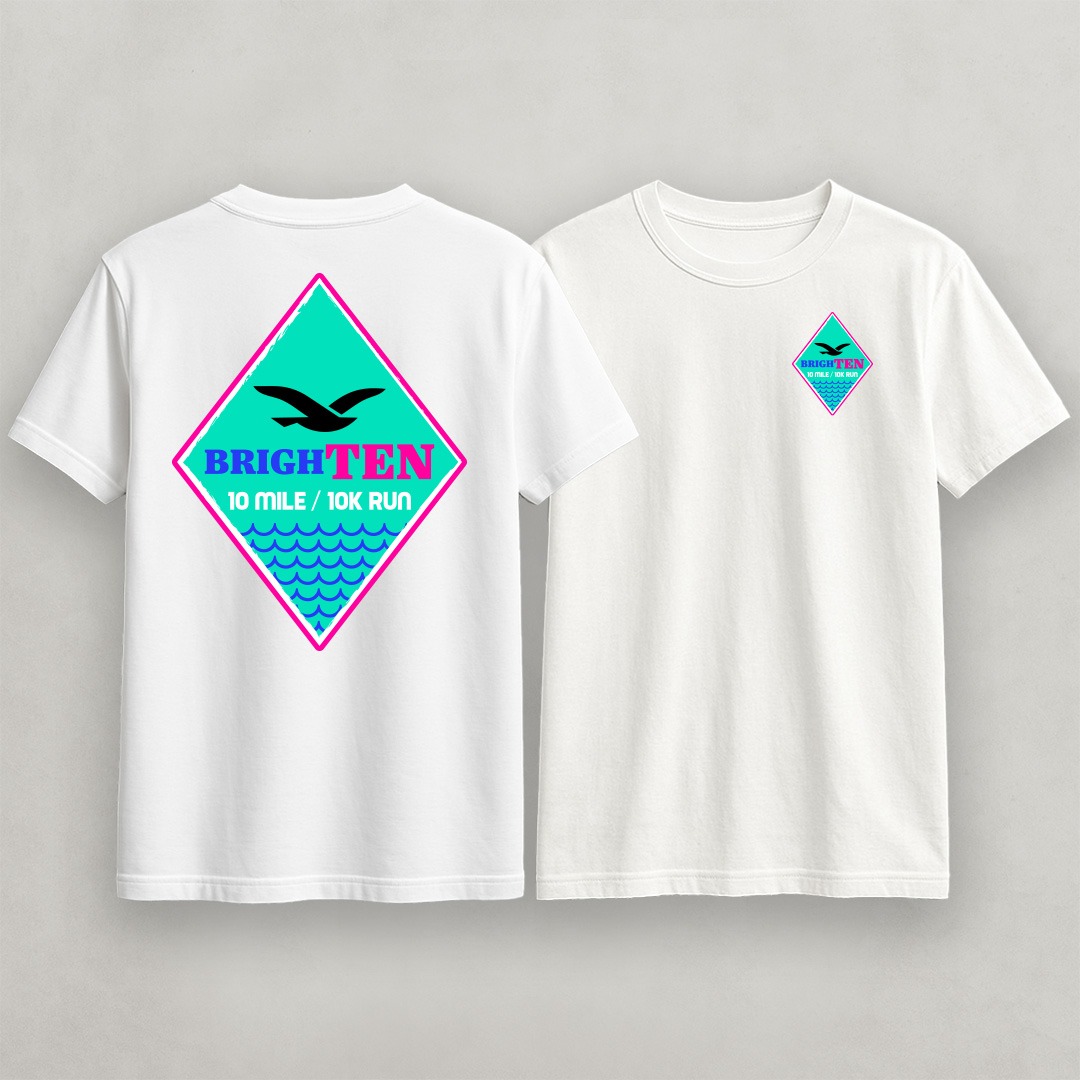 BrighTEN 2027 Seafront Run Official T-Shirt