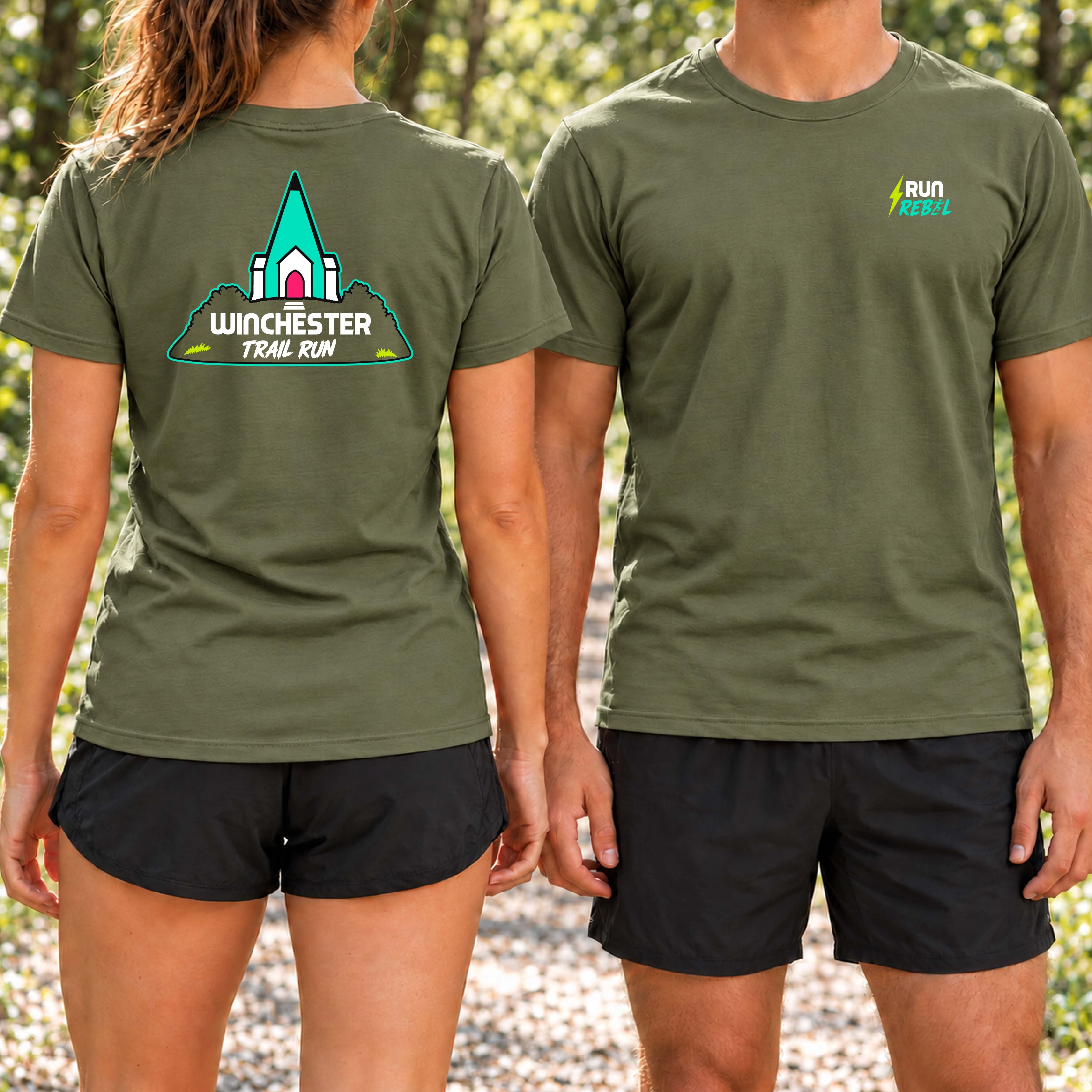 Winchester 2027 Trail Run Official Tec T-Shirt