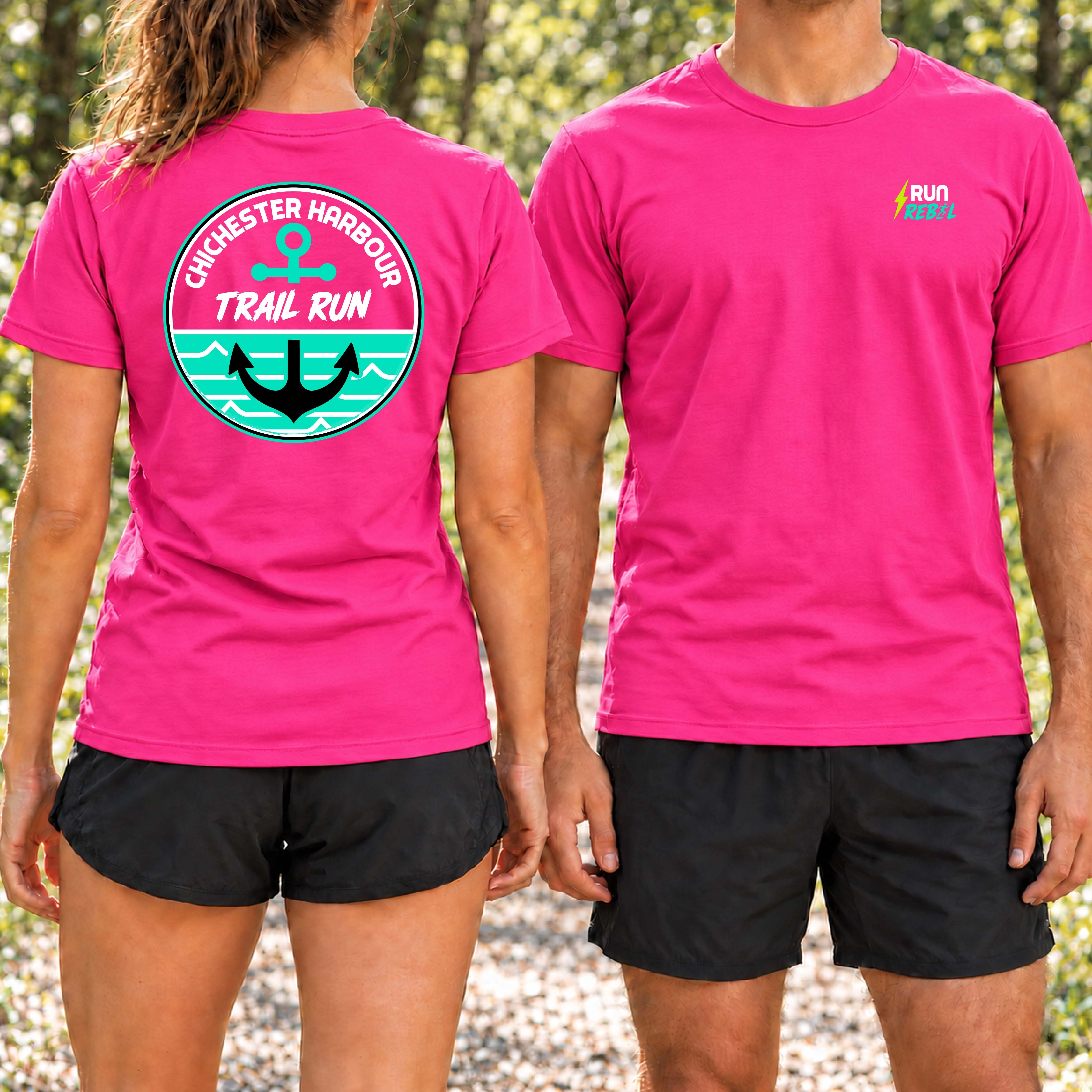 Chichester Harbour 2027 Trail Run Official Tec T-Shirt
