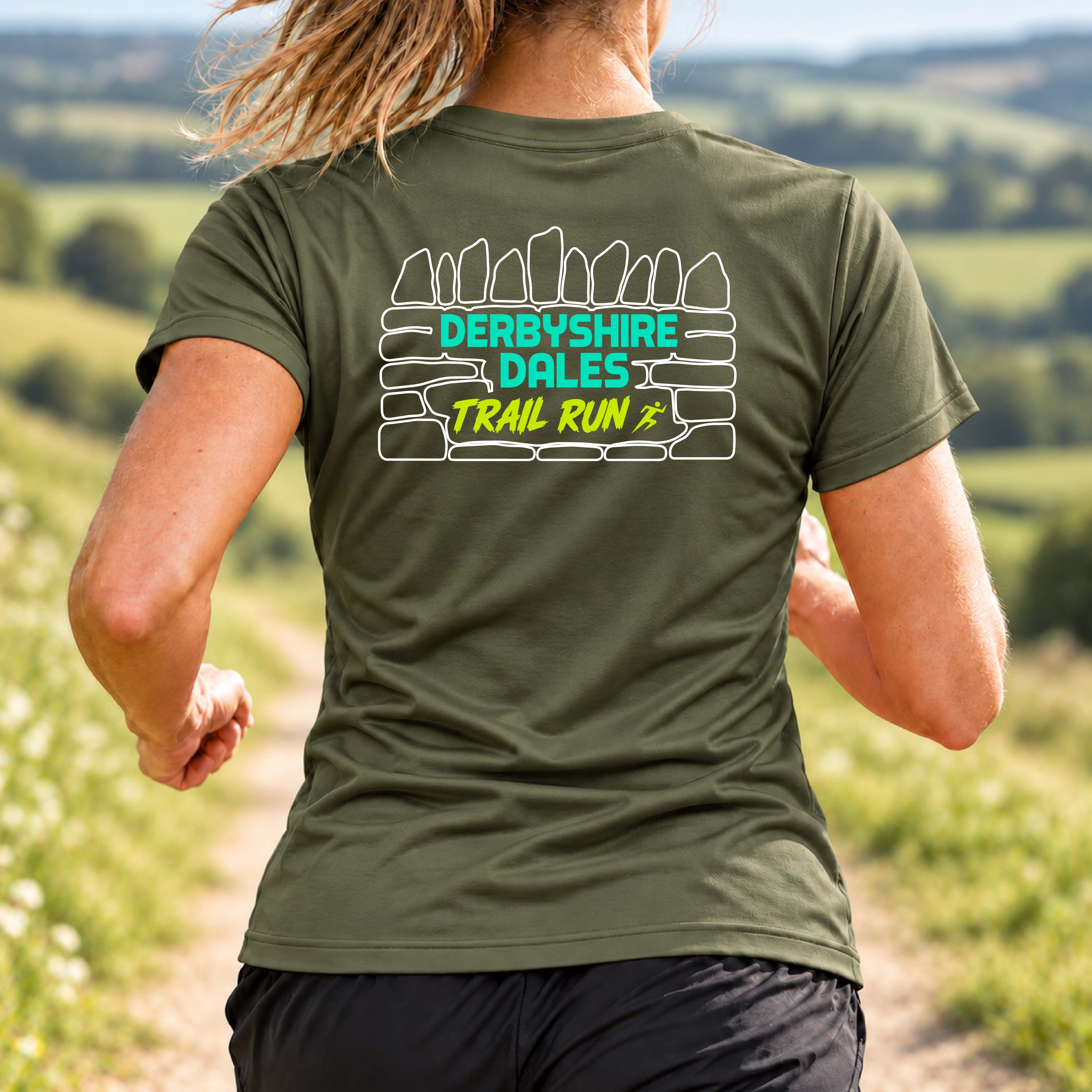 Derbyshire Dales 2027 Trail Run Official Tec T-Shirt